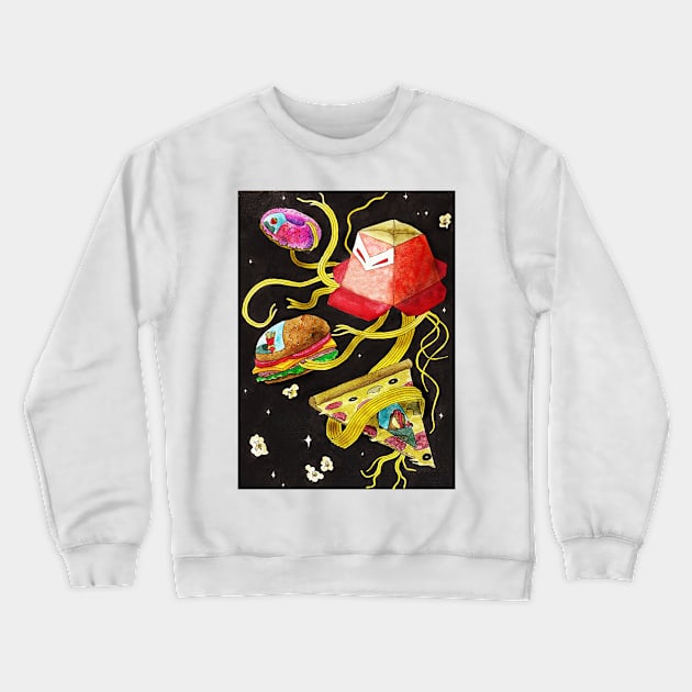 Fast food wars Crewneck Sweatshirt by annashell